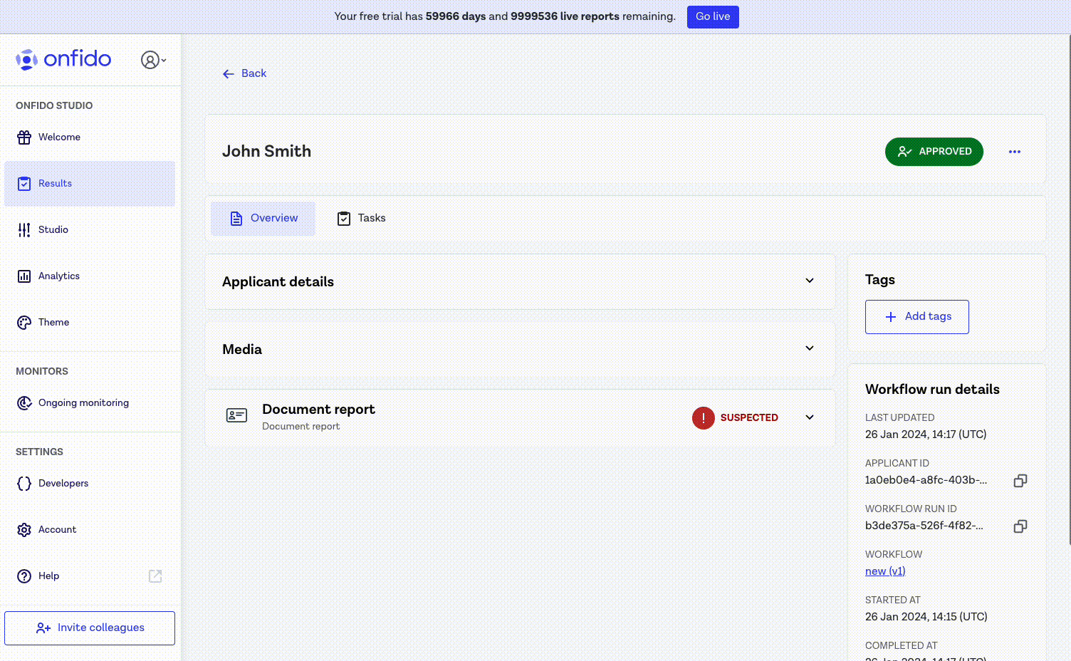 Download timeline file