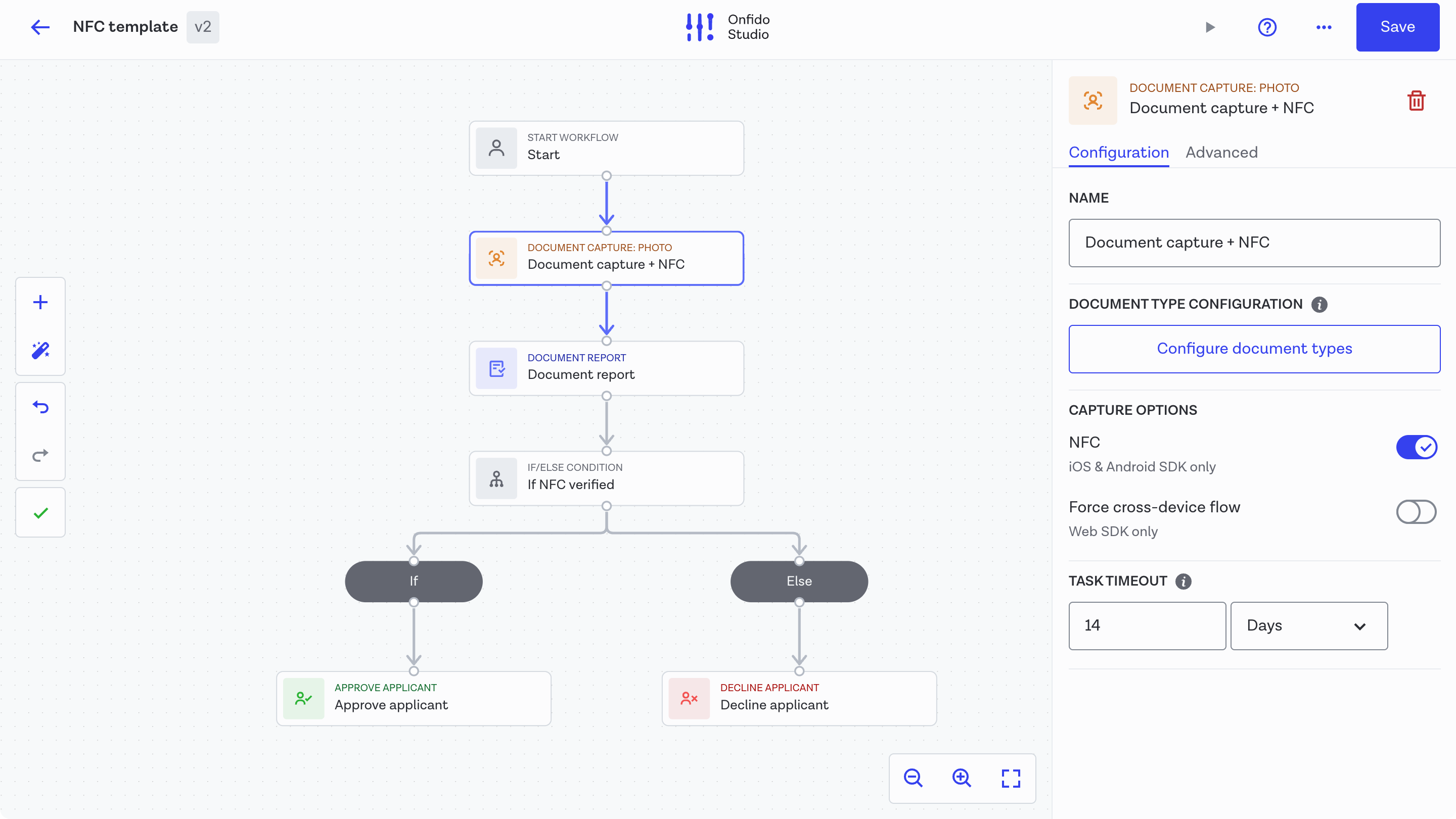 NFC for Document report | Onfido