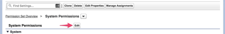 Edit System Permissions