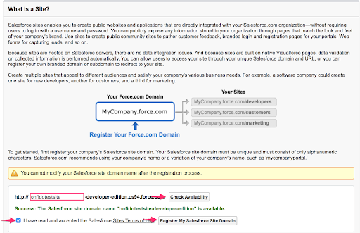 Register domain