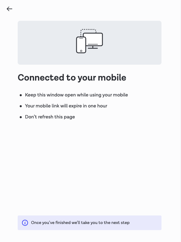 New desktop connected